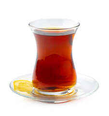 Cup of tea isolated on white background