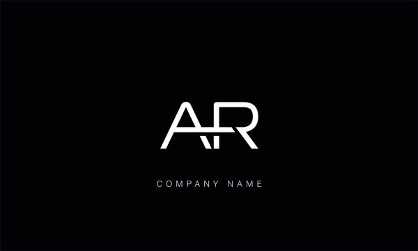 AR, RA, AR, Letters Logo Monogram