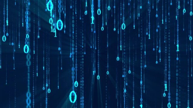 Scientific and technological background of binary digital rain information flow.
