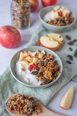 healthy easter granola with carrots