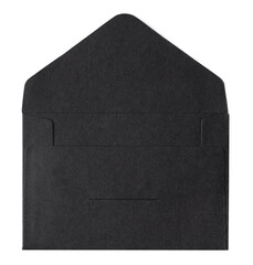 Black Envelope isolated on a white background