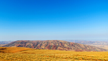 Paysage aride dans le centre-ouest de Madagascar