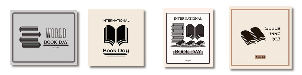 world book day illustration Illustration, world book day web banner template background