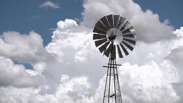Windmill Pump against the background of the sky