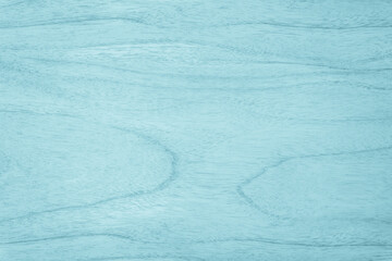 Blue grunge wood plank texture background. Cyan plywood board wall surface decoration.