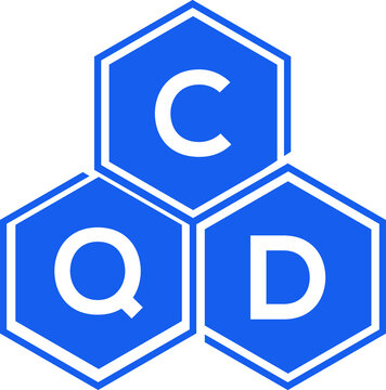 CQD letter logo design on black background. CQD  creative initials letter logo concept. CQD letter design.