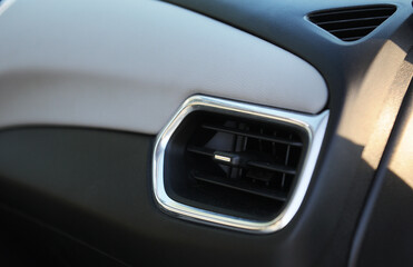 Elements of air conditioning in the car. 