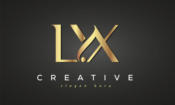 LYX creative luxury logo design