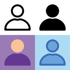 Illustration vector graphic of User Icon. Perfect for user interface, new application, etc