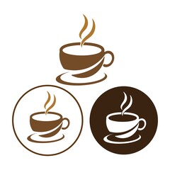 Coffee cup Logo Template
