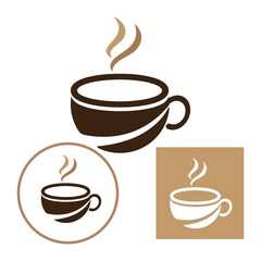 Obraz premium Coffee cup Logo Template