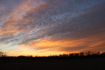 Fototapeta na wymiar Colori del tramonto