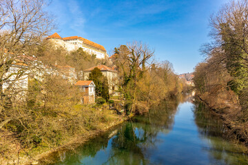 Frühlingshafte Entdeckungstour durch die Universitätsstadt Tübingen am Neckar - Baden-Württemberg - Deutschland
