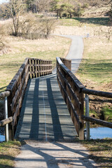 a wooden bridge