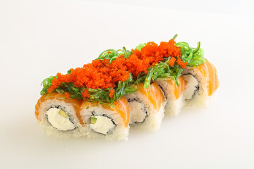 Japanese tradtional roll with salmon