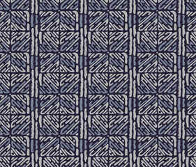 Japanese Diagonal Brick Vector Seamless Pattern