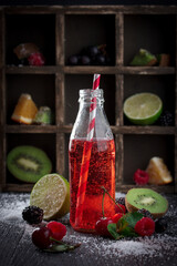 Fruit Juice in the bottle