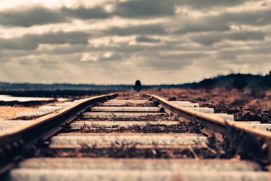 Himmelmoor Hamburg mit bedecktem Himmel