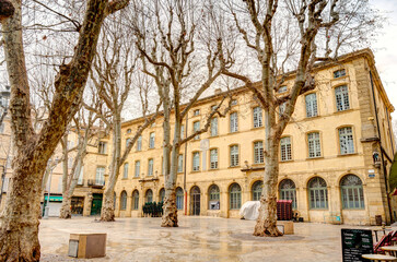 Fototapeta na wymiar Aix-en-Provence, France, Historical center