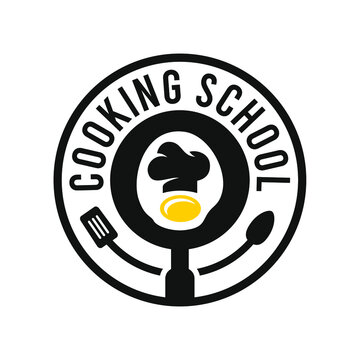 Cooking School Logo, Food Logo Template	