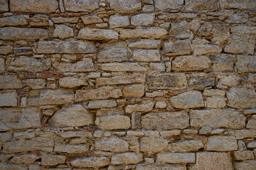 Wall texture with white bricks