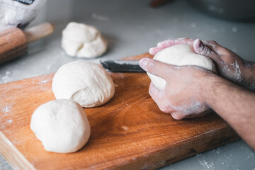 Making Homemade Pizza Dough