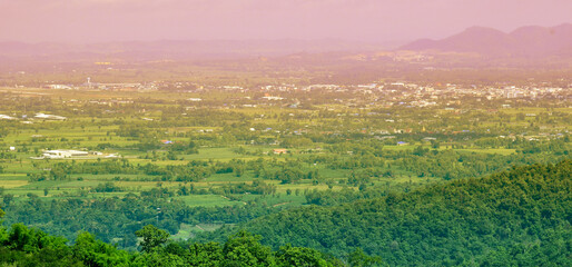 On the top of the hill that sees my city