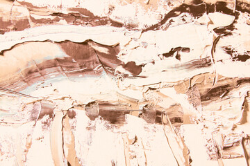 Concrete wall. Weathered old paints on the spilled wall.ceramic tiles marble