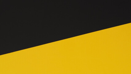 Yellow and black board background paper. No people.