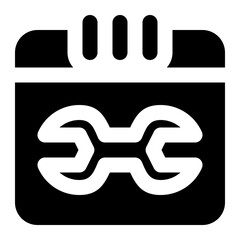 labour day glyph icon