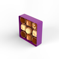 Eid Chocolate Box From The Right Side 