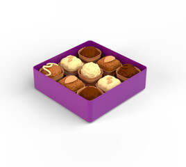 Eid Chocolate Box From The Right Side 