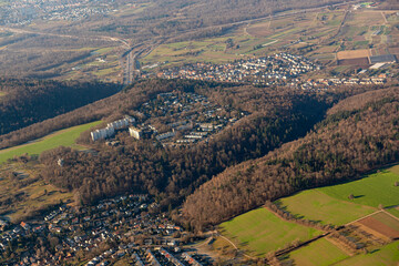 Karlsruhe und Umgebung aus der Luft