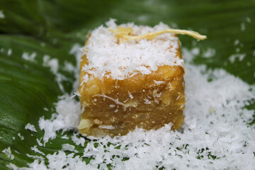 Getuk is a snack made with the main ingredients of cassava or cassava. Getuk is a food that is easily found in Central Java and East Java. Making getuk begins with peeling the cassava and boiling it.