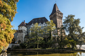 Vajdahunyad Castle in Budapest, Hungary