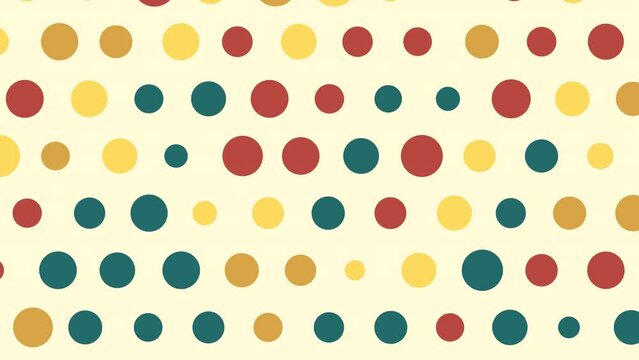 yellow polka dot pattern on red background 23738759 Vector Art at Vecteezy