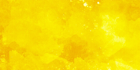 Yellow background texture, yellow watercolor background, artistic color spot