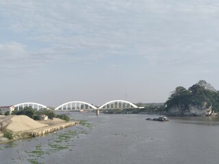 Fototapeta premium bridge over river