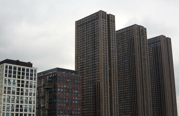 Fototapeta na wymiar city skyscrapers