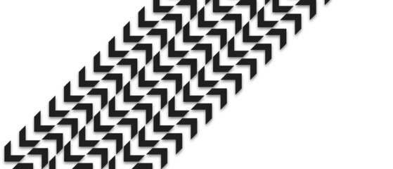 Fototapeta premium Black and white arrow abstract background