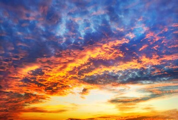 Fototapeta premium fire in the sun