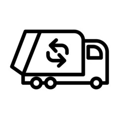 garbage truck icon