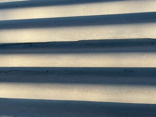 Structure Background Solar Concrete Striped Wall. High quality photo