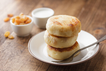 Cheese cakes for breakfast