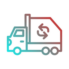 garbage truck icon