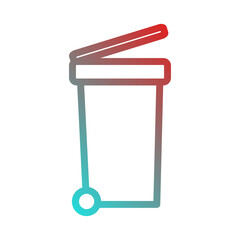 rubbish bin icon