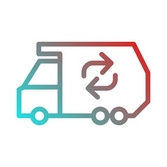 garbage truck icon