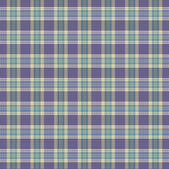 Tartan plaid pattern with texture and retro color.