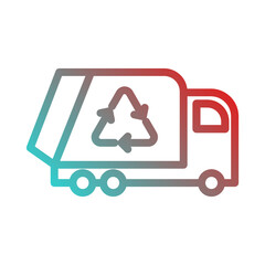 garbage truck icon