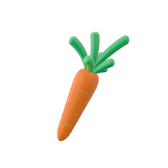 carrot isolated on white background